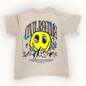 Civil Regime ‘Experience The Unknown’ Graphic Print Men T-Shirt Size Medium